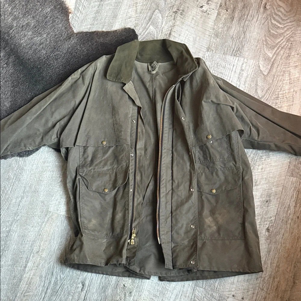 Vintage Filson Tin Cloth Packer Coat - Picture 1 of 6